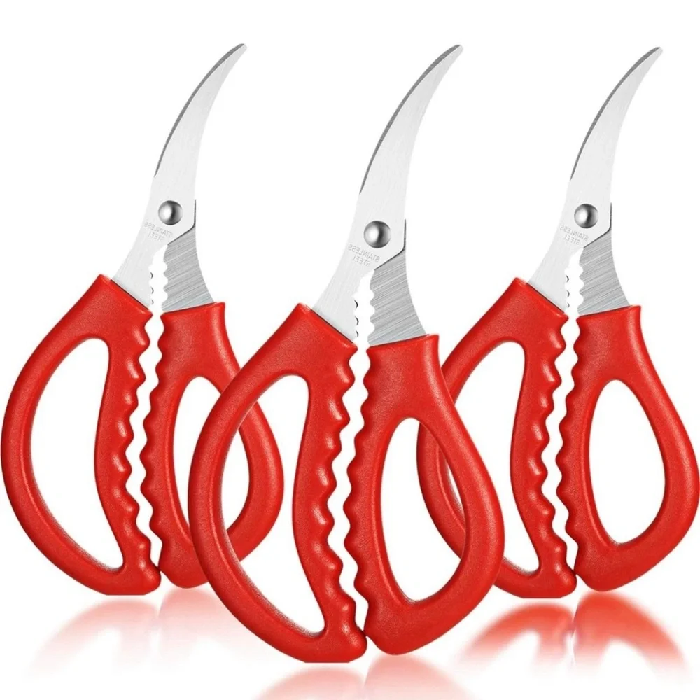 Red Kitchen Multifunctional Shears Set